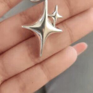 Celestial Y2K Star Charm Earrings